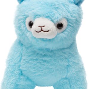 Alpaca Pluche Knuffel Blauw 25 cm