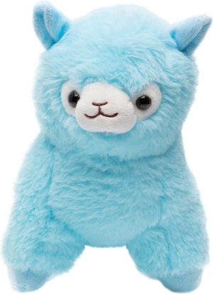 Alpaca Pluche Knuffel Blauw 25 cm
