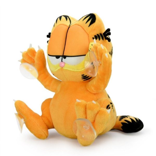 Garfield Kat met Zuignappen Pluche Knuffel 25 cm