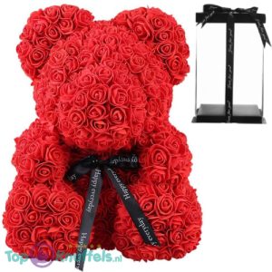 Rose Bear Valentine 30cm Rozenbeer Rozen Beer