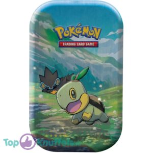 Turtwig - Pokémon Sinnoh Stars Mini Tin (20 Pokémon Kaarten) + Pokémon Balpen + 5 Pokémon Stickers