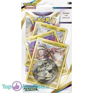 Pokémon Kaarten Brilliant Stars Checklane – Hydreigon Zweilo Deino + Pokémon Balpen + 5 Pokémon Stickers