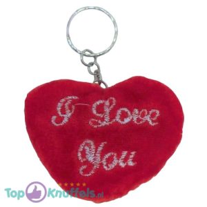I Love You Pluche Sleutelhanger 7 cm