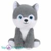 Hond Husky Dierentuin Pluche Knuffel 22 cm