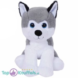 Husky Hond Boerderij Pluche Knuffel 25 cm