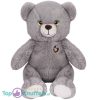Teddybeer Grijs met Hartje Pluche Knuffel 30 cm