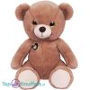 Teddybeer Lichtbruin met Hartje Pluche Knuffel 30 cm