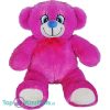Teddybeer Roze met Strik Pluche Knuffel 30 cm