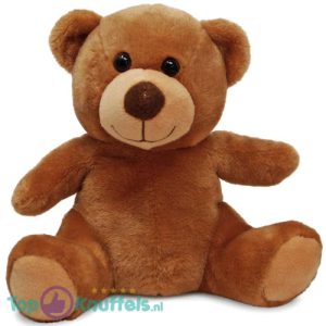 Teddybeer (Donkerbruin) Pluche Knuffel 25 cm