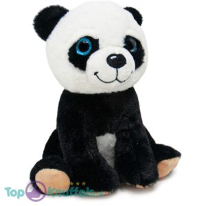 Panda met Glitterogen Pluche Knuffel 20 cm