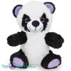 Panda met Glitters (Paars) Pluche Knuffel 18 cm