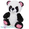 Panda met Glitters (Roze) Pluche Knuffel 18 cm