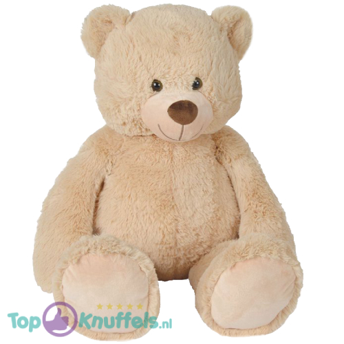 Teddybeer Charlie Pluche Knuffel (Beige) XXL 90 cm