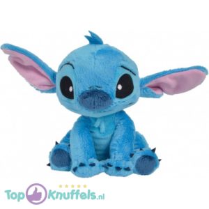 Stitch zittend Disney Lilo & Stitch Pluche Knuffel 22 cm