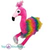 Flamingo met Strikje (Roze) Pluche Knuffel 50 cm