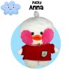 Ducky Anna – Paper Duck Lalafanfan Eend Pluche Knuffel 30 cm