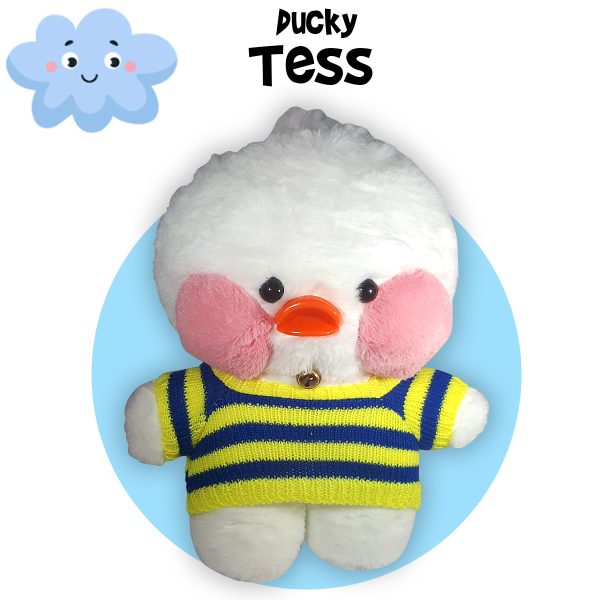 Ducky Tess – Paper Duck Lalafanfan Eend Pluche Knuffel 30 cm
