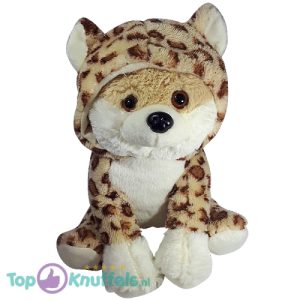 Hond in Luipaard Panter Pyjama Pluche Knuffel 27 cm