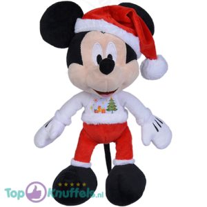 Mickey Mouse Kerst Disney Pluche Knuffel 30 cm