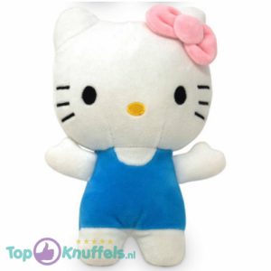 Hello Kitty (Blauw) Pluche Knuffel 20 cm