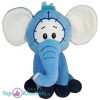 Olifant Cartoon Blauw Dierentuin Pluche Knuffel 25 cm