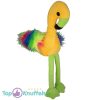 Flamingo (Geel/Regenboog) Pluche Knuffel 45 cm