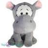 Neushoorn Zittend Cartoon Pluche Knuffel 25 cm