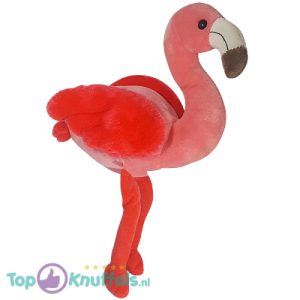 Flamingo Staand Roze Pluche Knuffel 30 cm