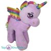 Unicorn Eenhoorn Paars Regenboog Pluche Knuffel 30 cm
