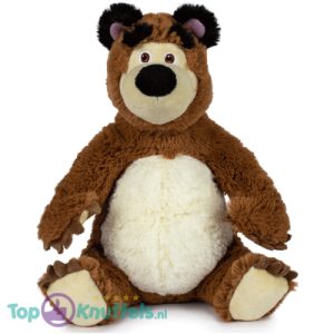 Beer - Masha en de beer Pluche Knuffel 28 cm