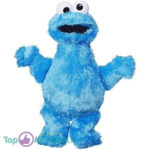 Cookie Monster Harig Sesamstraat Pluche Knuffel 24 cm
