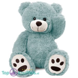 Teddybeer Barry (Grijs) Pluche Knuffel XXL 100 cm