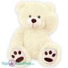 Teddybeer Barry (Wit) Pluche Knuffel XXL 100 cm