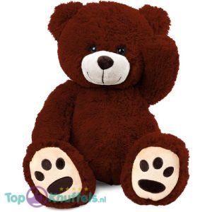 Teddybeer Barry (Donkerbruin) Pluche Knuffel XXL 100 cm
