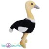 Gans (Zwart/Beige) Dierentuin Pluche Knuffel 35 cm