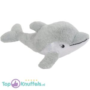 Dolfijn met Glitters (Grijs) Dierentuin Pluche Knuffel 35 cm