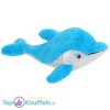 Dolfijn met Glitters (Blauw) Dierentuin Pluche Knuffel 35 cm