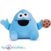 Cookie Monster - Sesamstraat Squashy Podgies Pluche Knuffel 25 cm