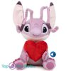 Angel met Hart en Geluid - Disney Lilo & Stitch Pluche Knuffel 35 cm