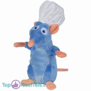 Remy met Koksmuts Ratatouille Disney Pluche Knuffel 25 cm
