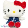 Hello Kitty Sailor Sweeties (Blauw Anker) Pluche Knuffel 15 cm