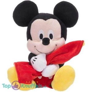 Mickey Mouse met Knuffeldoek Pluche Knuffel 25 cm