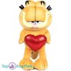 Garfield Kat met Hart Pluche Knuffel XXL 100 cm