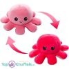 Octopus Mood Pluche Knuffel (Lichtroze/Roze) 15 cm