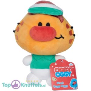 Sporty Oggy Oggy (Oranje) Pluche Knuffel 17 cm