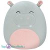 Squishmallows Harrison Grijze Nijlpaard Pluche Knuffel 36 cm