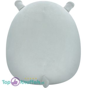 Squishmallows Harrison Grijze Nijlpaard Pluche Knuffel 36 cm