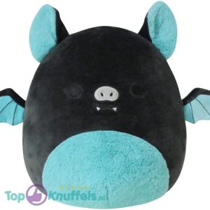 Squishmallows Aldous Zwart Blauwe Vleermuis Pluche Knuffel 20 cm