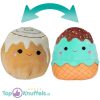 Squishmallows Flip-A-Mallow Maya & Chanel (IJsje/Kaneelbroodje) Pluche Knuffel 14 cm