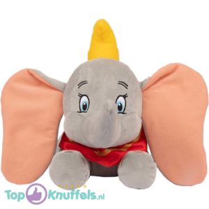 Dumbo Liggend Disney Pluche Knuffel met Geluid 28 cm